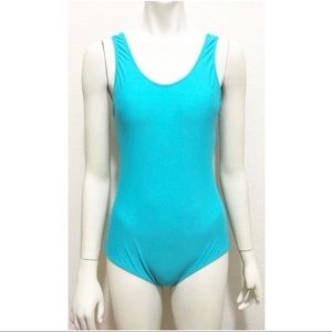 NWT Zeraca Small Blue Racerback One Piece Monokini
